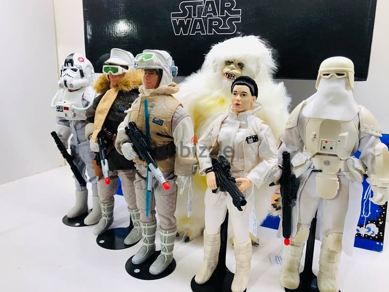 1/6 Vintage Action Figures Star Wars ALL SIX FIGURES BATTLE OF HOTH 1