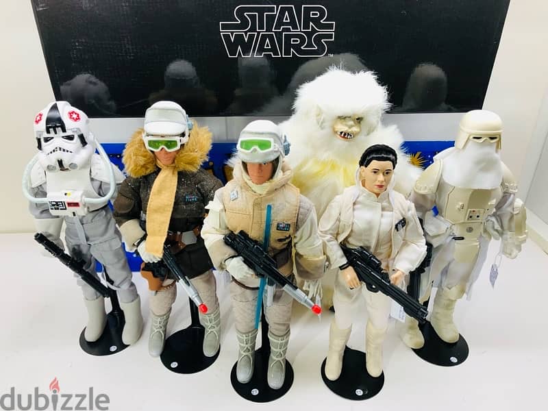 1/6 Vintage Action Figures Star Wars ALL SIX FIGURES BATTLE OF HOTH 3