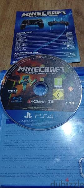 Minecraft ps4 CD 3