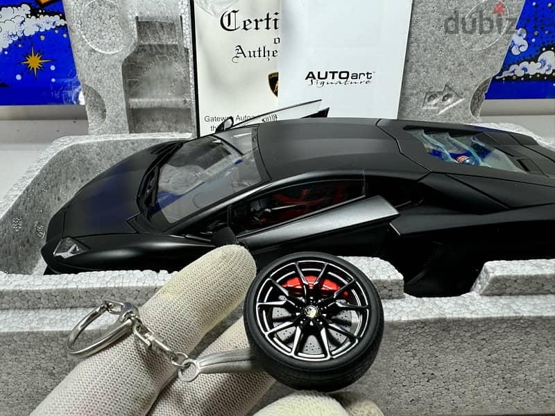 1/18 RARE diecast Autoart Signature  LP720-4 50° Anniversary BLACK 7