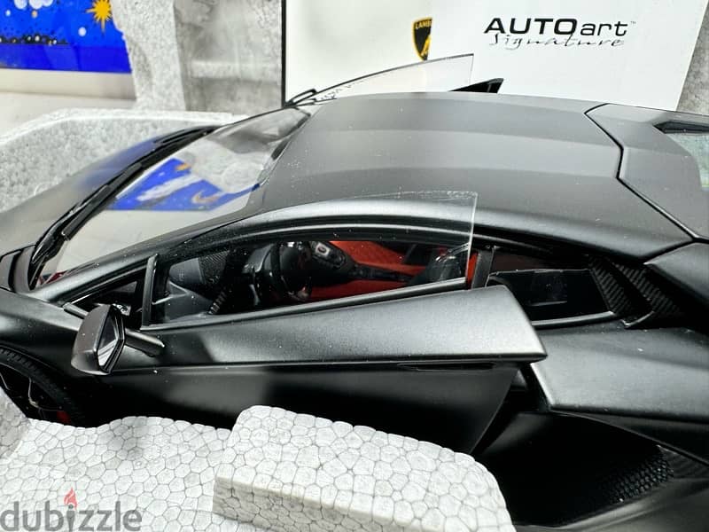 1/18 RARE diecast Autoart Signature  LP720-4 50° Anniversary BLACK 8