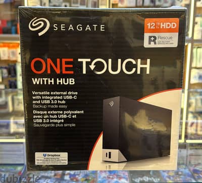 Seagate One touch hub 12tb external hard drive desktop HDD original &