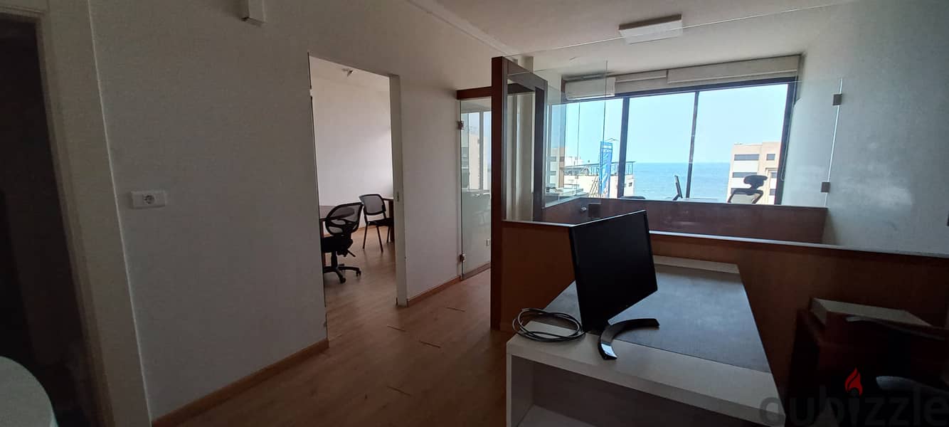 Sea View office on the highway of Zalka for rent 0