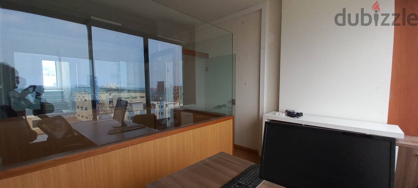 Sea View office on the highway of Zalka for rent 1