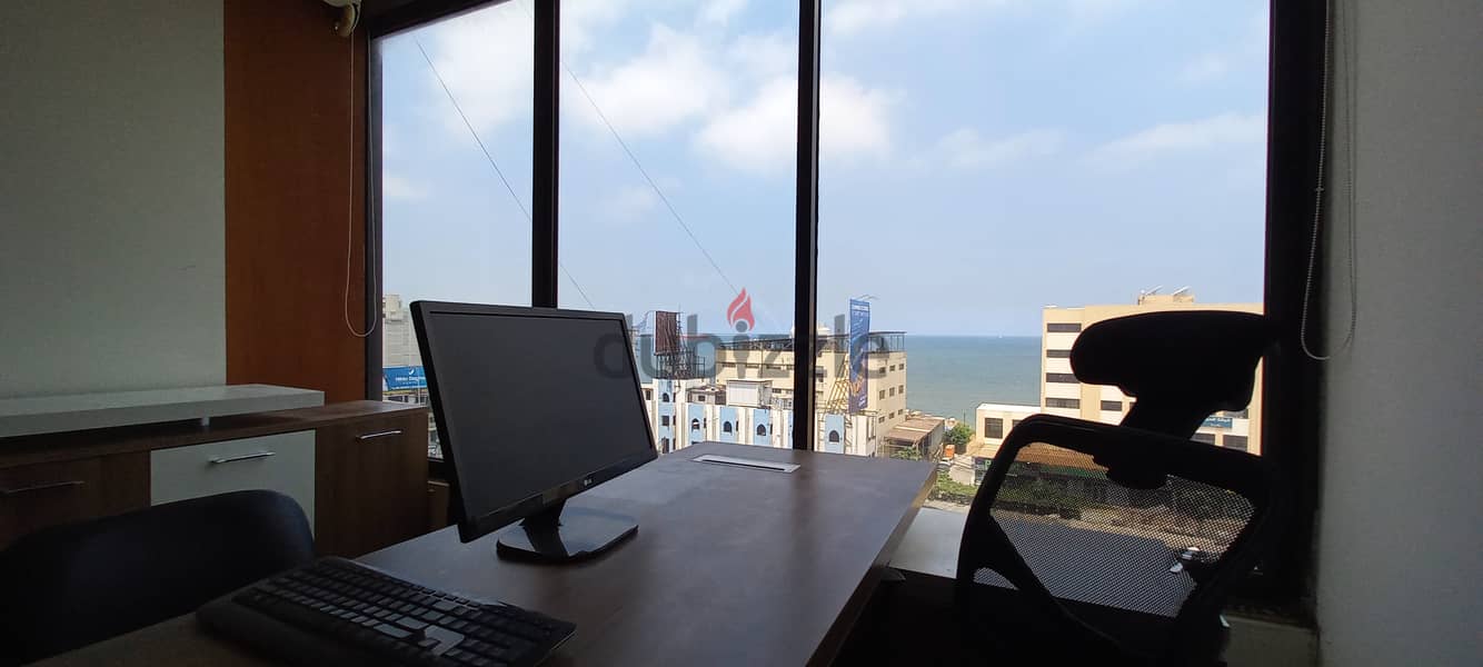 Sea View office on the highway of Zalka for rent 6