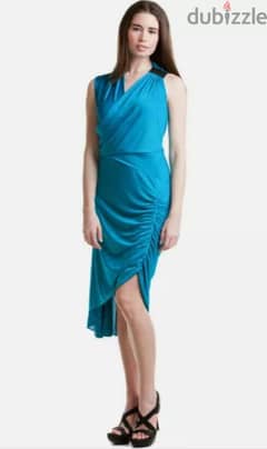 BCBG MaxAzria blue dress size medium فستان