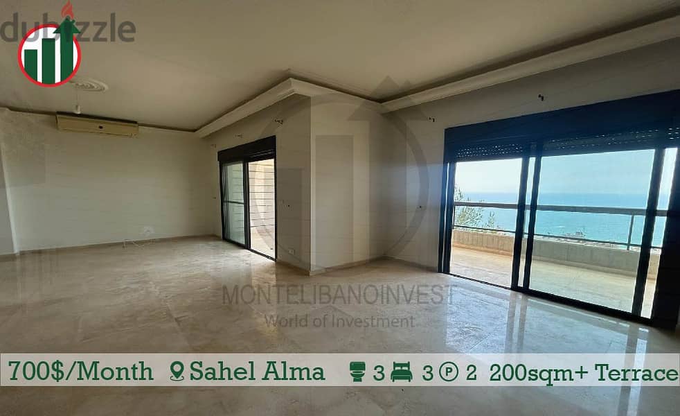 Catchy Apartment with Terrace in Sahel Alma!!! 3