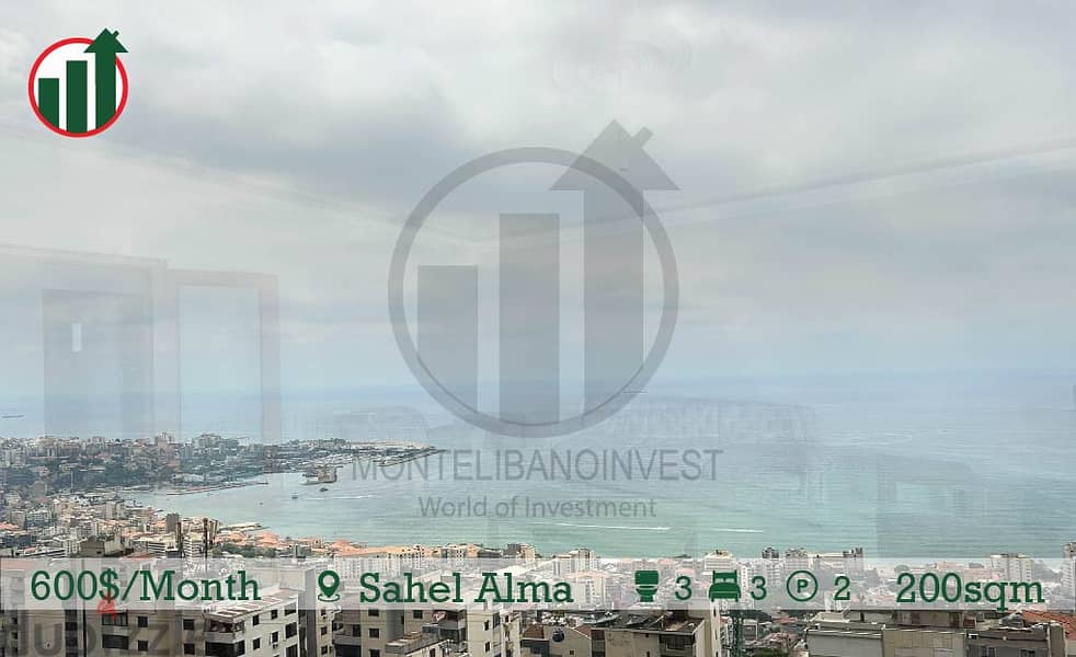 Apartment for Rent in Sahel Alma ! 0