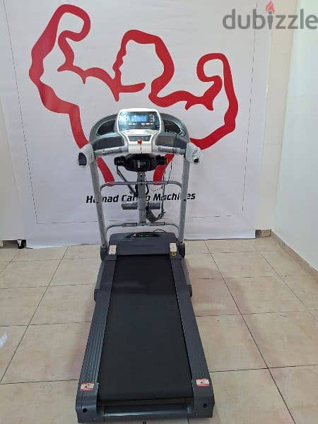 National Matic Treadmil 2HP with Fat Burn Vibration and Apps Holder 4