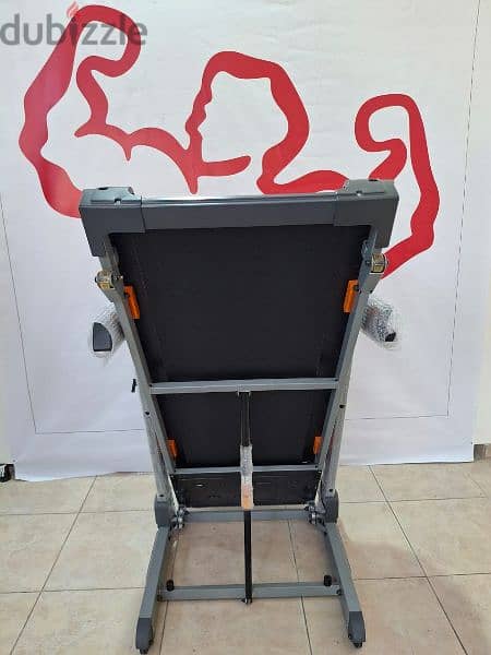 National Matic Treadmil 2HP with Fat Burn Vibration and Apps Holder 5