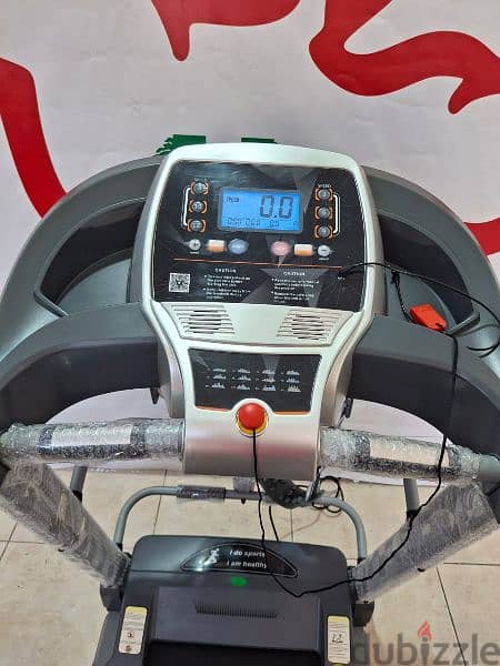 National Matic Treadmil 2HP with Fat Burn Vibration and Apps Holder 7