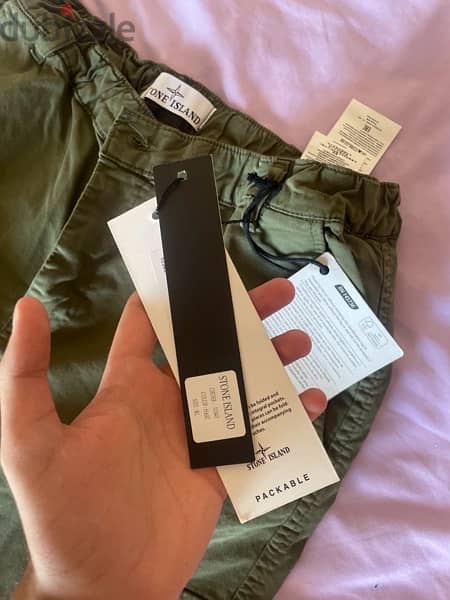 haki color stone island pant xl size 1