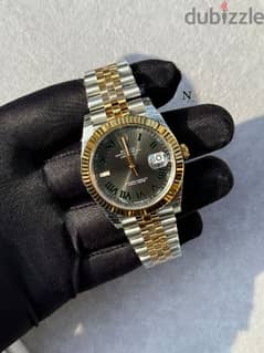 Rolex Datejust Wimbledon Two Tone Gold