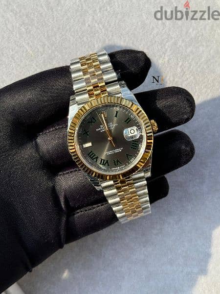 Rolex Datejust Wimbledon Two Tone Gold 0