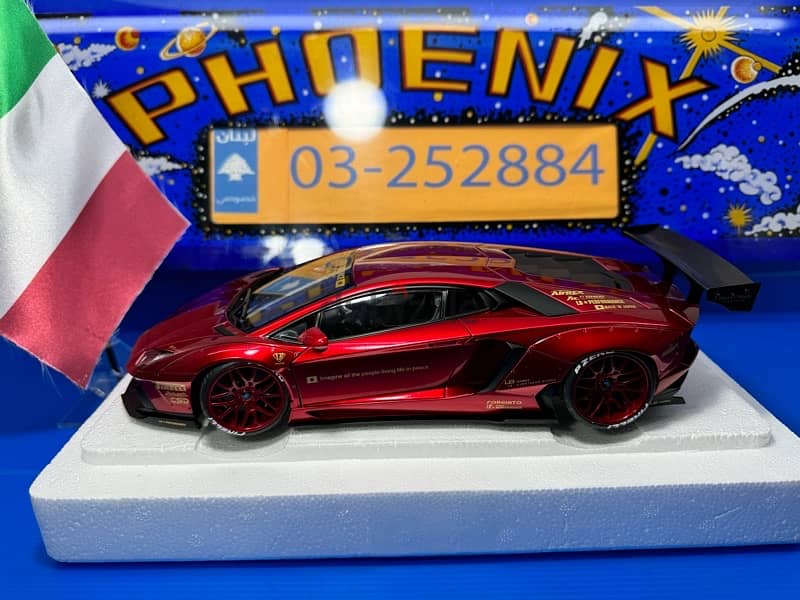 1/18 diecast Autoart Lamborghini LB-Works Aventador 79109 2