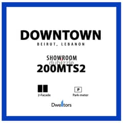 Showroom for rent in DOWNTOWN - 200 MT2 - 2 Facade 0