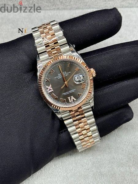 Rolex Datejust Two Tone Rosegold 36 0