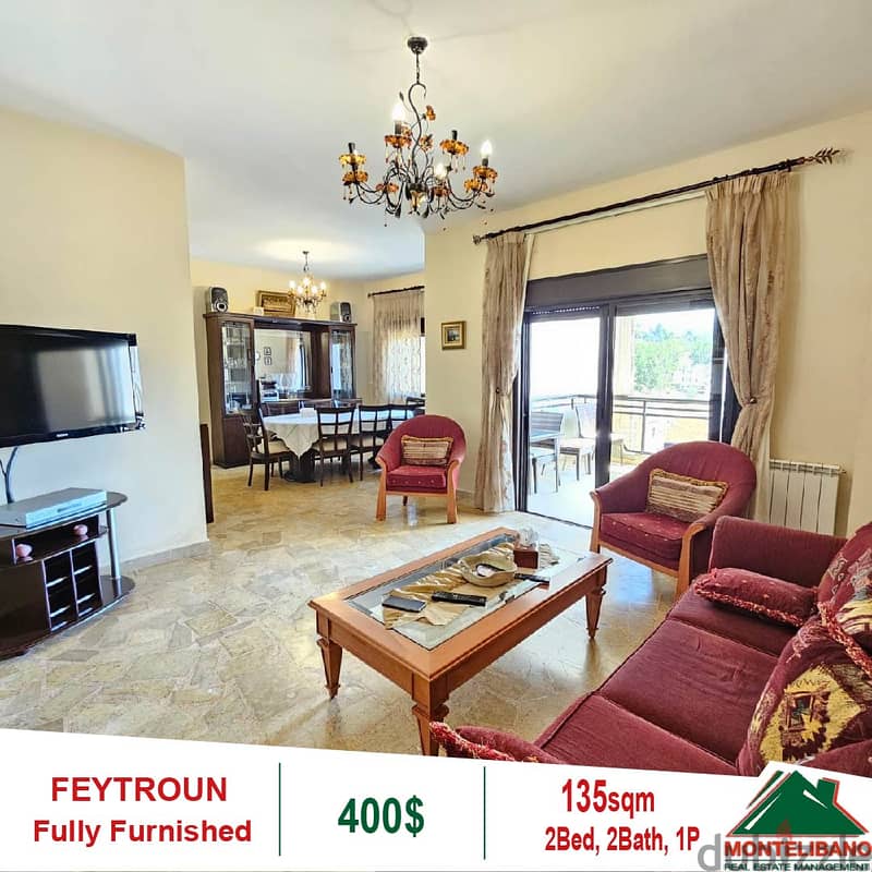 400$!! Fully Furnished Apartment for rent located in Feytroun!! 0