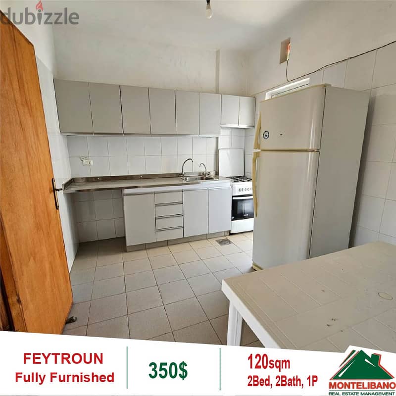 350$ !! Fully Furnished Apartment for Rent located in Feytroun!! 1