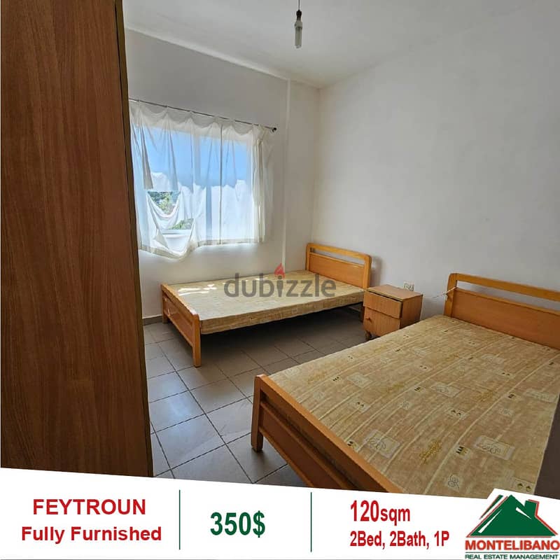 350$ !! Fully Furnished Apartment for Rent located in Feytroun!! 3