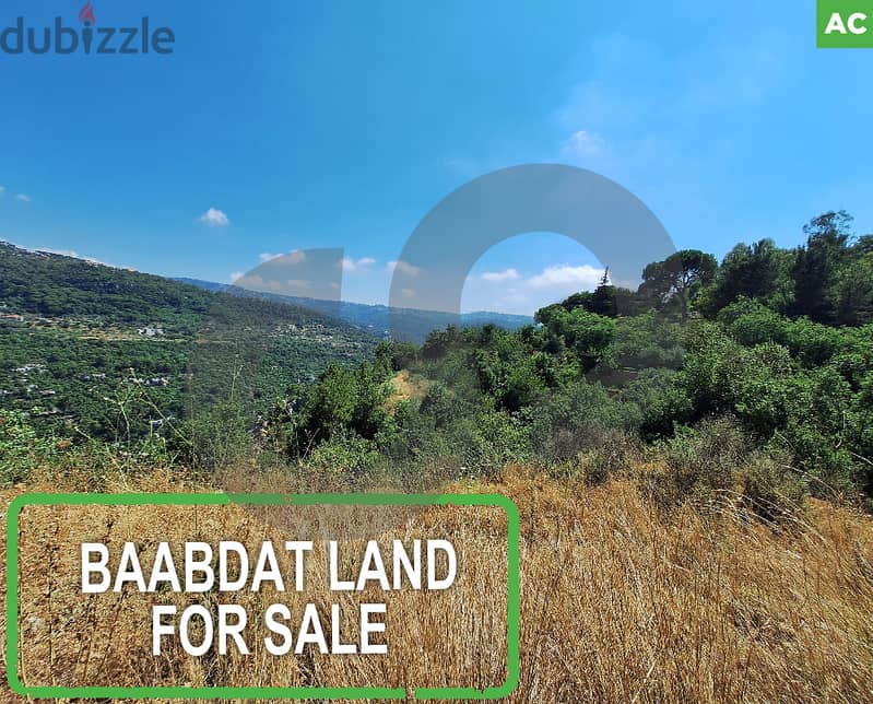 Baabdat / Land For Sale REF#AC109971 0