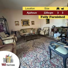 Ajaltoun 200m2 | Private Street | Fully Furnished | Mountain View | EL 0