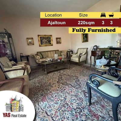 Ajaltoun 200m2 | Private Street | Fully Furnished | Mountain View | EL