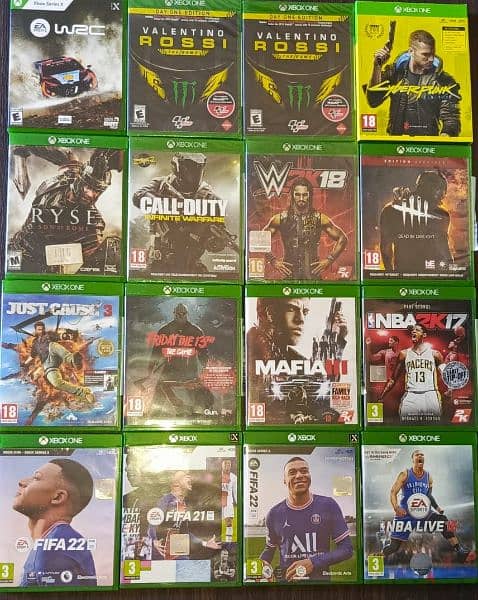 Giant collection of used games Xbox one for sale only 0