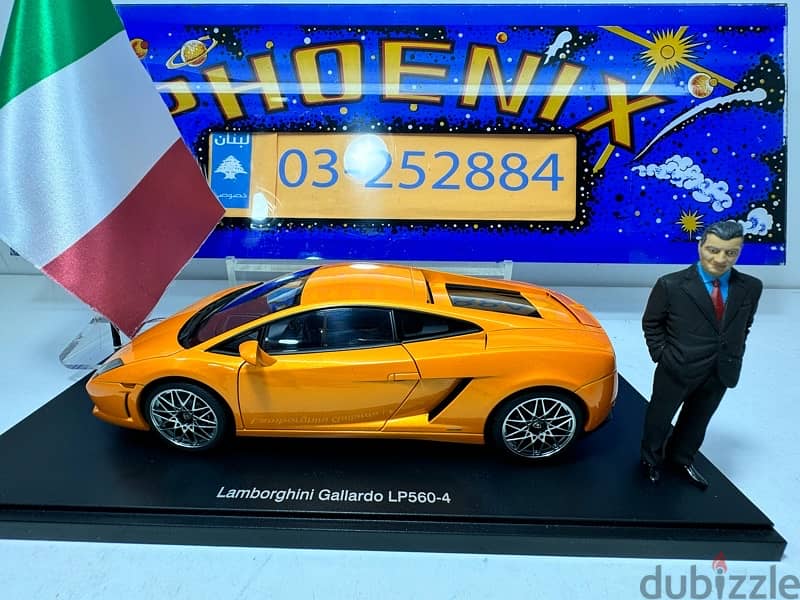 1/18 diecast Autoart Lambo LP560-4 W RARE Optional Cordelia Rims 1