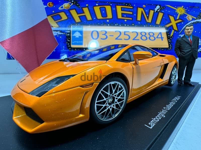 1/18 diecast Autoart Lambo LP560-4 W RARE Optional Cordelia Rims 2