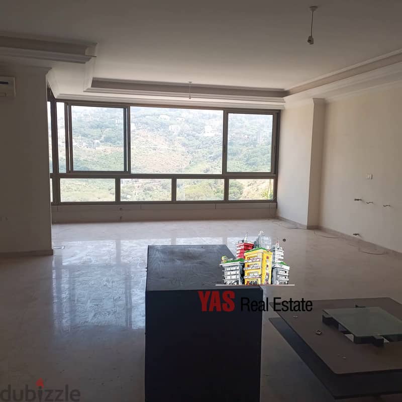 Baabda/Louaizeh 250m2 | 35m2 Terrace | Mountain View | Quiet Street | 1