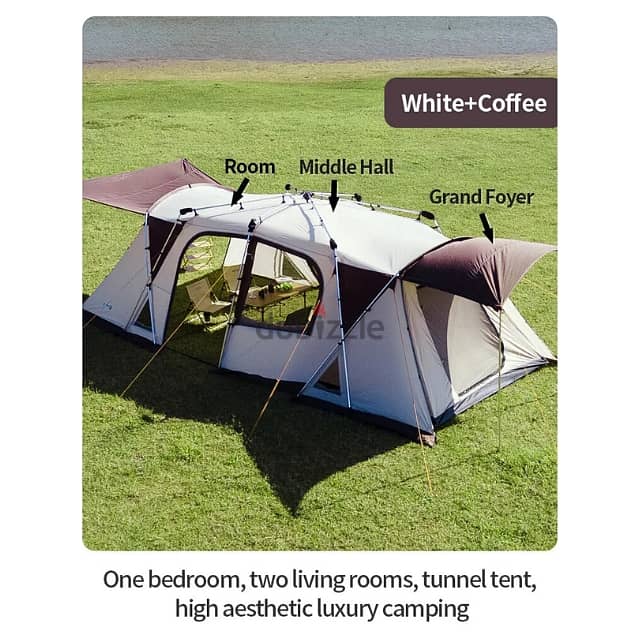 Large Outdoor Tent for 15 People, Waterproof Camping Tent خيمة 3