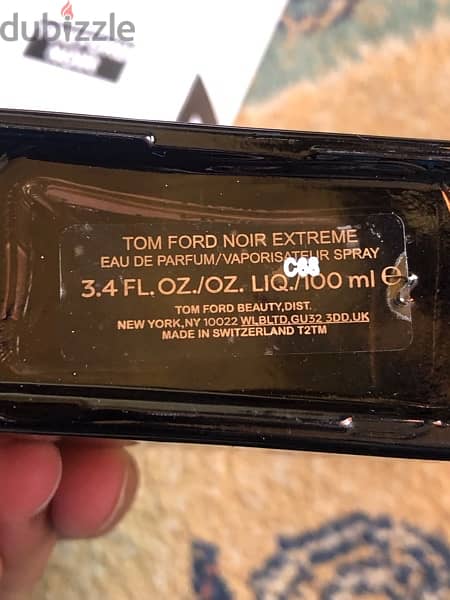 Tom Ford Noir Extreme Original made in switzrland Swiss like new 1