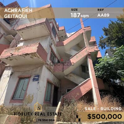 Building for sale in Achrafieh Geitaoui AA89