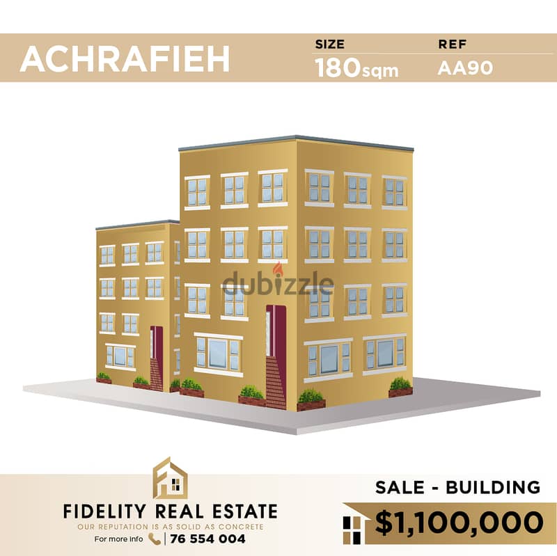 Building for sale in Achrafieh AA90 0