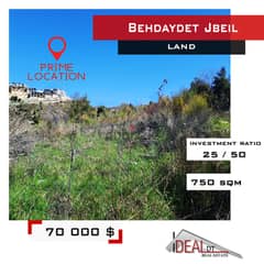 Prime Location ! Land for sale in Jbeil Behdaydet 750 sqm ref#jh17345 0