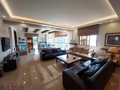 270 SQM Duplex in Dik El Mehdi, Metn + Sea and Mountain View