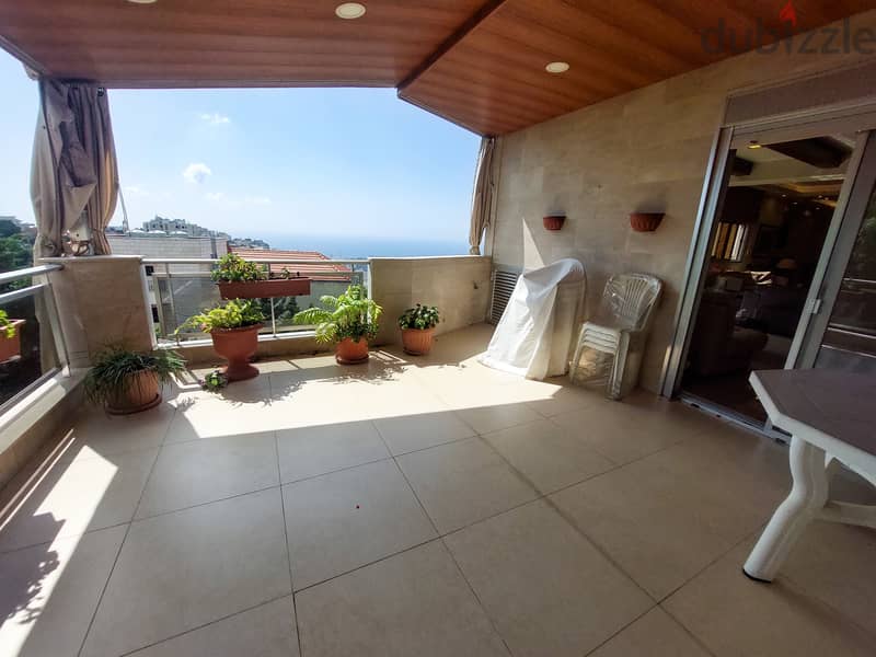 270 SQM Duplex in Dik El Mehdi, Metn + Sea and Mountain View 13