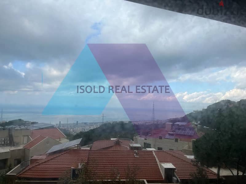 A 150 m2 apartment having an open sea view for sale in Bsalim 2