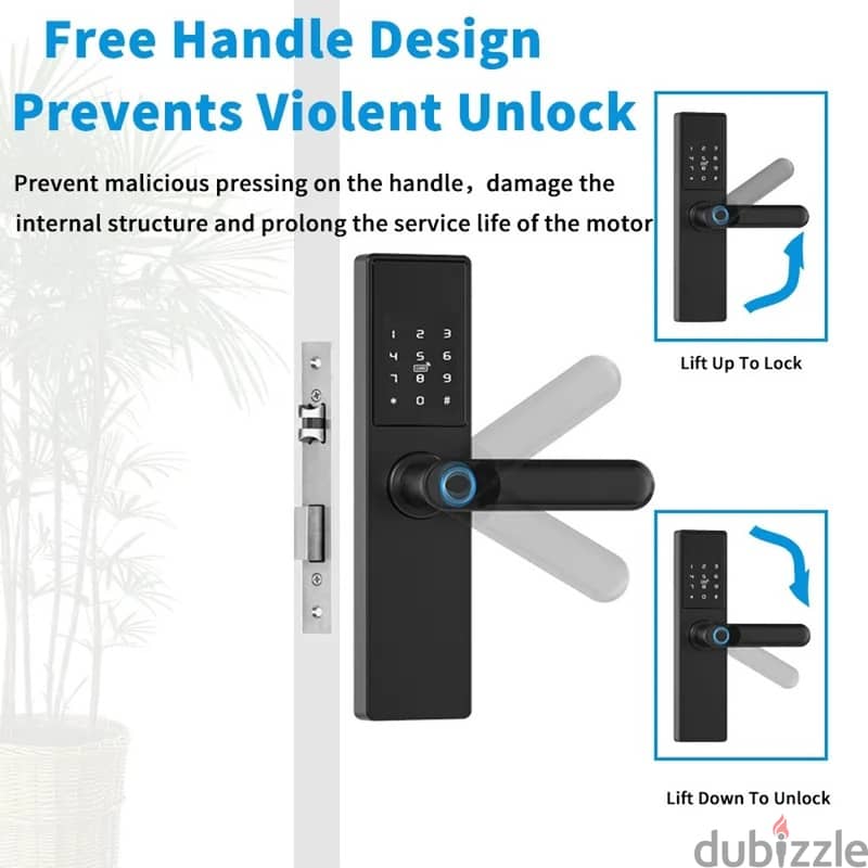 Smart Door Lock Biometric Fingerprint 3