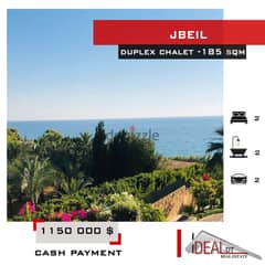 Prime Location ! Chalet duplex for sale in jbeil 185 SQM Ref#JH17039 0