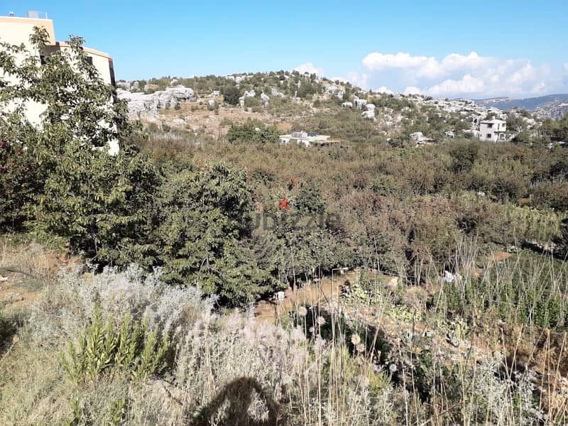 Land in AMEZ-JBEIL with an amazing mountain and partial sea view . 1