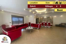 Zekrit 320m2 | 120m2 Terrace/Garden | Rent | View | Well Maintained|CJ 0