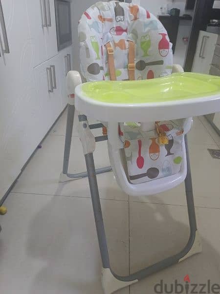 Foldable and adjustable highchair 0