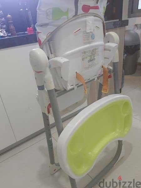 Foldable and adjustable highchair 2