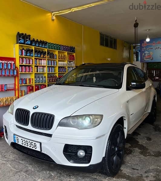 BMW X6 2009 xDrive35i White on Black 7