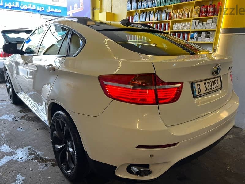 BMW X6 2009 xDrive35i White on Black 8