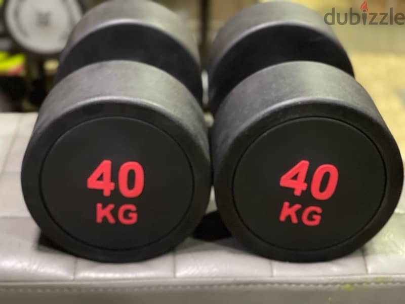 Dumbells round new 80kg 0