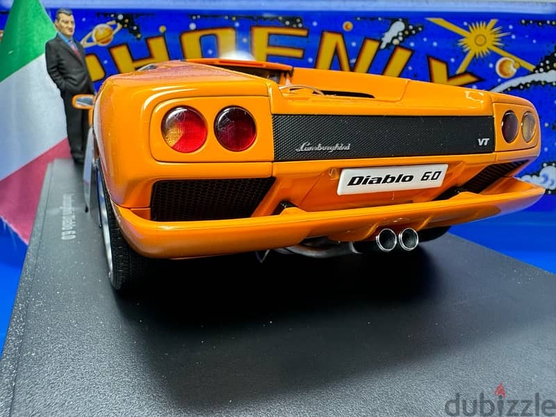 1/18 full diecast Autoart Lamborghini Diablo 6.0 arancione 1