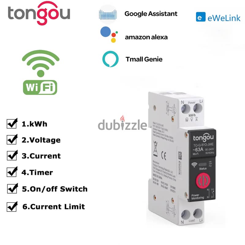 Tongou Smart Switch 63A (Smart Switch not Smart Breaker) 0